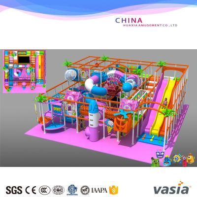 Candy Theme Creative Colorful Kids Funny Land Indoor Playground Slides