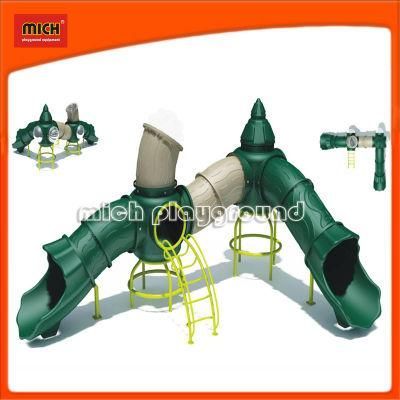 Children Outdoor Tube Slides Set Playground