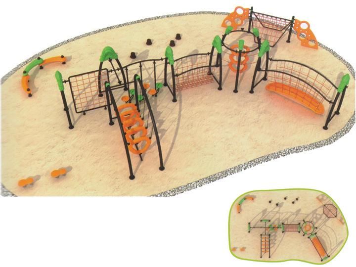 Large Size Outside Climbing Playground for Kids