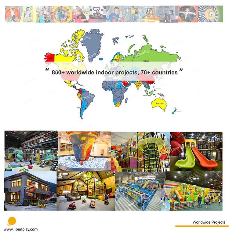 Indoor Amusement Playground with Climbing Structure