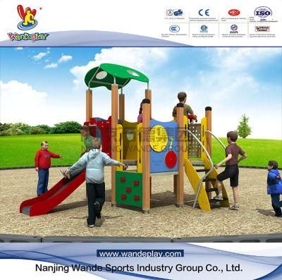 Wandeplay Wooden and PE series Amusement Park Children Outdoor Playground Equipment with WD-BC201