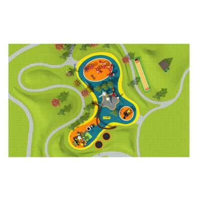 New Design Children Outdoor Playground Multi-Functional Play Park