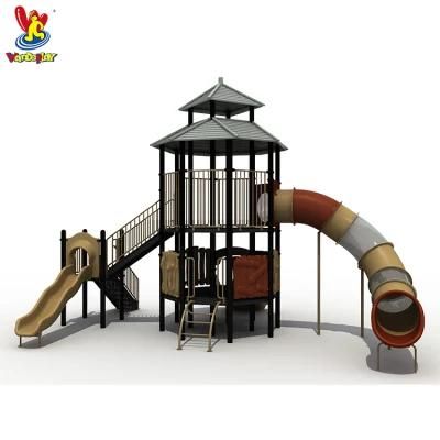 Wholesale Children Plastic Slide Outdoor Pavilion Design Playground Equipment