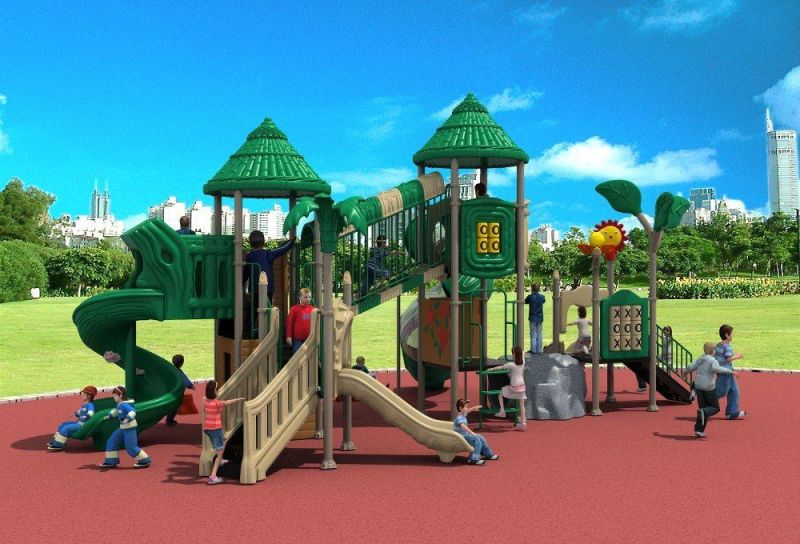 Attractive Appearanceoutdoor Kids Playground Equipment Slide HD17-003A
