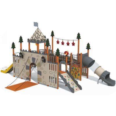 Park Kids Stainless Steel Slide Climbing Equipment Outdoor Playground QS91