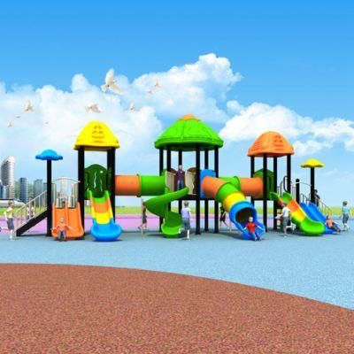 Children&prime;s Community Outdoor Playground Plastic Slide Scenic Amusement Park Equipment