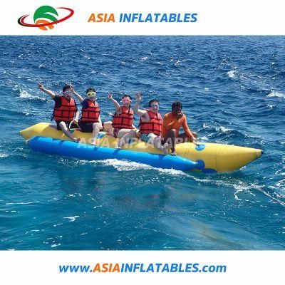 Inflatable Fly Fish Boat, Inflatable Towable Banana Boat for Games