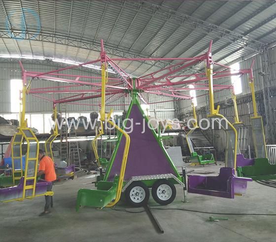 Durable Material Trailer Flying Chairs Swing Ride for Sale
