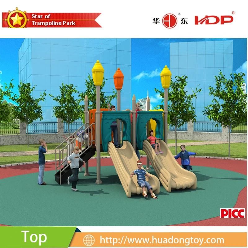 Amusement Park Outdoor Plastic Slide for Sale