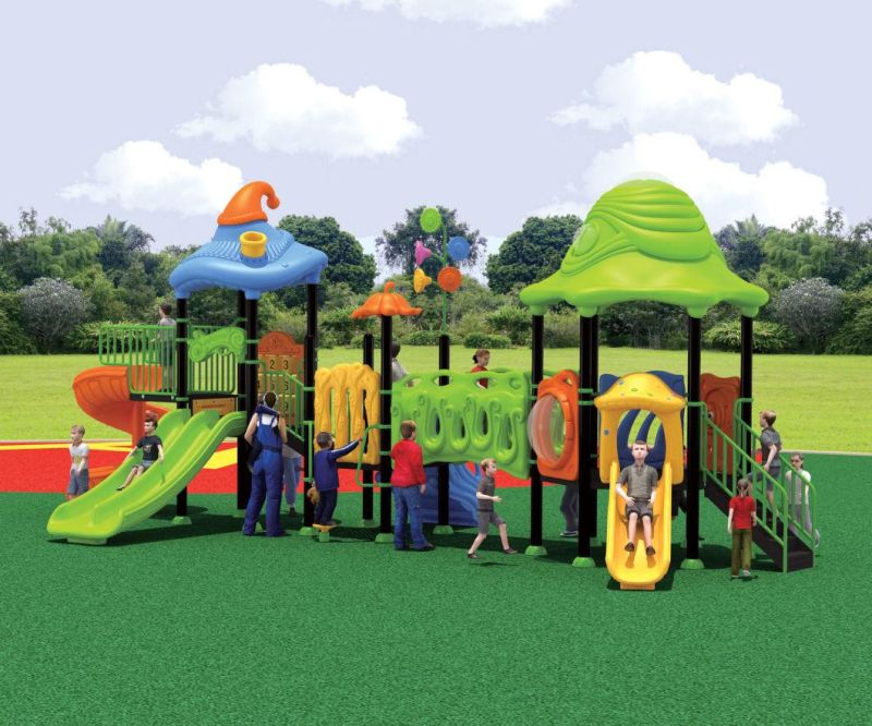 Residential Playground Equipment Placstic Slide Playground Outdoor Play Surface (TY-70162)