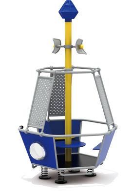 Spring Seat Outdoor Playground Equipment PE Board Shave with Ce Certificate