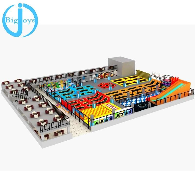 Factory Price Beautiful Design Indoor Trampoline Park Hot on Sale