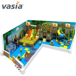 Large Naughty Castle Equipment Indoor Playground with Big Slides in Mall