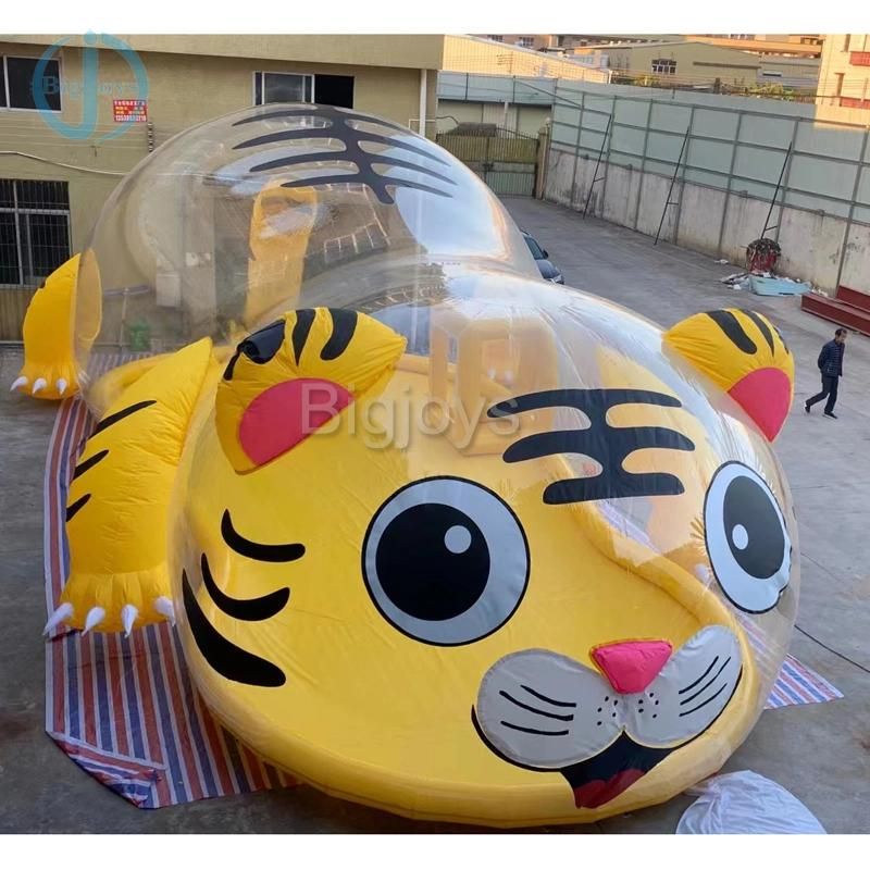 Inflatable Tiger Park with Slide and Ball Pool for Sale (BJ-SP123)