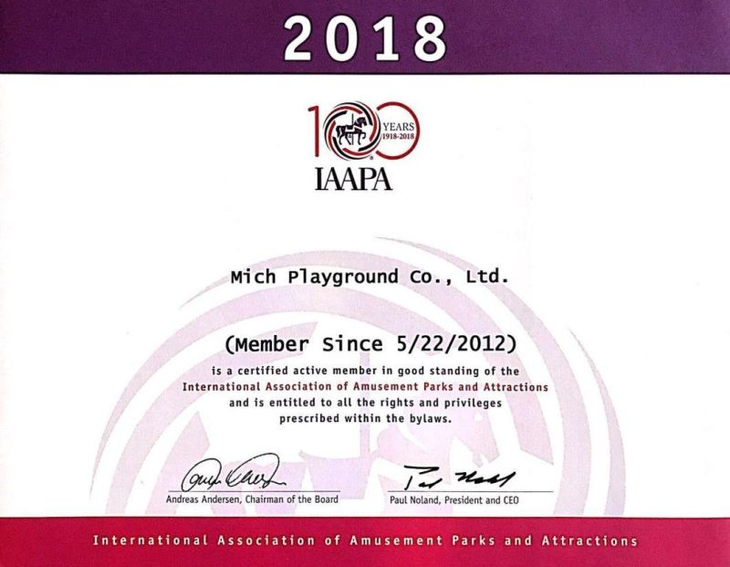 Mich New Design Volcano Playground with Slide
