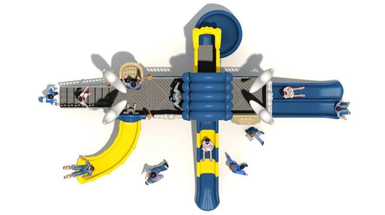 China Toddlers Amusement Park Plastic Large Outdoor Slide Playground