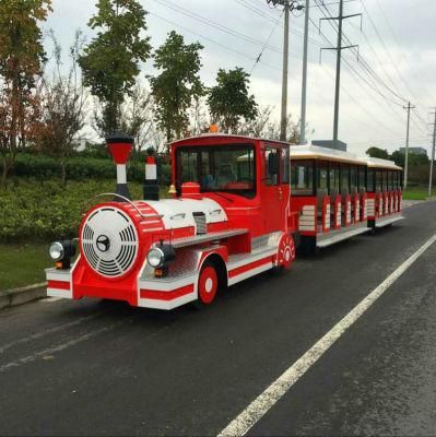 Hot Sale Sightseeing Train Powered by 72V Lithium Battery