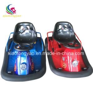 Lead Acid Battery Crazy Electric Crazy Kart with LED Light Go Kart