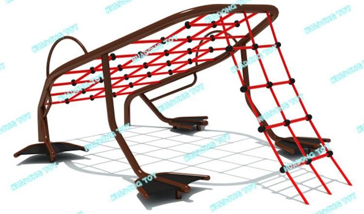 Frog Shape Fitness Climbing Rope Net Playground for Park