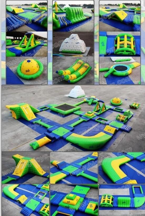 Customized Inflatable Floating Water Park Equipment Giant Inflatable Water Games for Adult