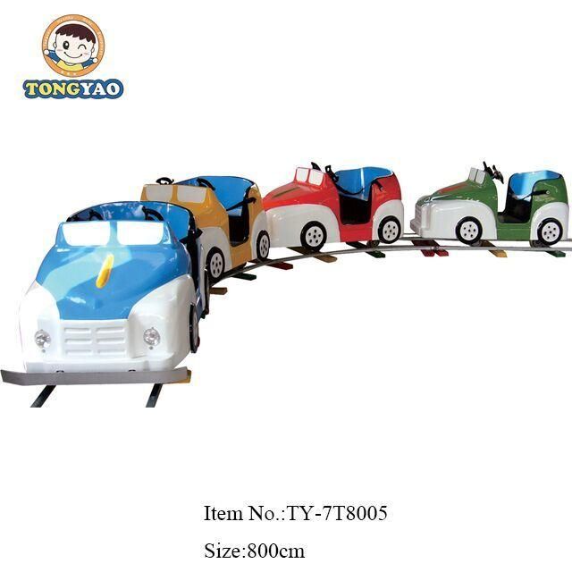 Outdoor Funny Amusement Park Toy Train, Electric Track Train Equipment