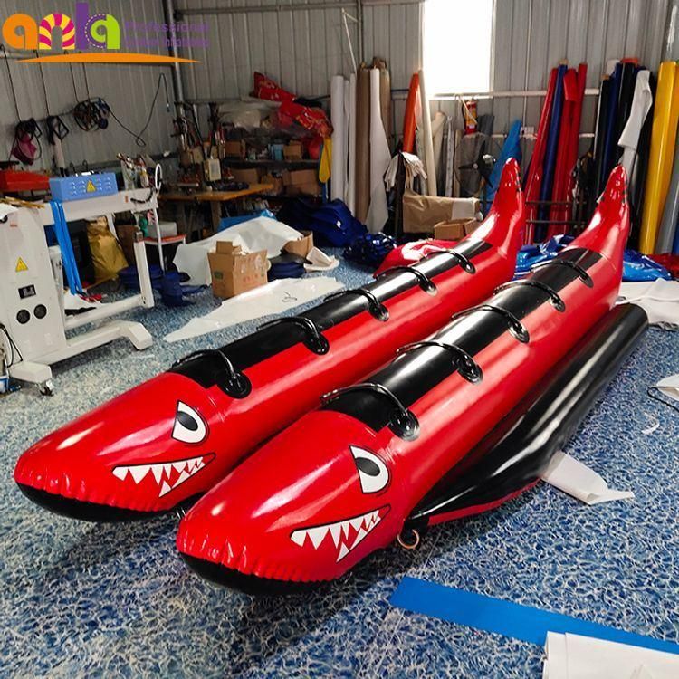 Custom Water Float Inflatable Shark for Surfing on Water