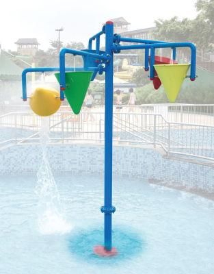 Outdoor Water Park Pentagonal Bucket, Fun Swimming Pool Equipment
