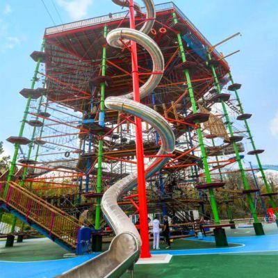 Park Outdoor Climbing Net Adventure Slide Children&prime;s Playground Equipment