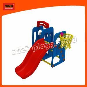 Kindergarten Indoor Playground Kids Toys Indoor Plastic Slide with Swing