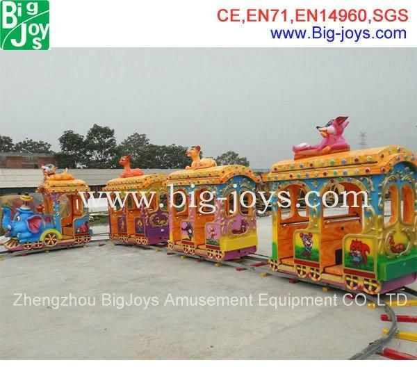 Kids Electric Amusement Train Rides, Luxury Train for Kids/Elephant Electric Track Train for Sale (BJ-ET18)
