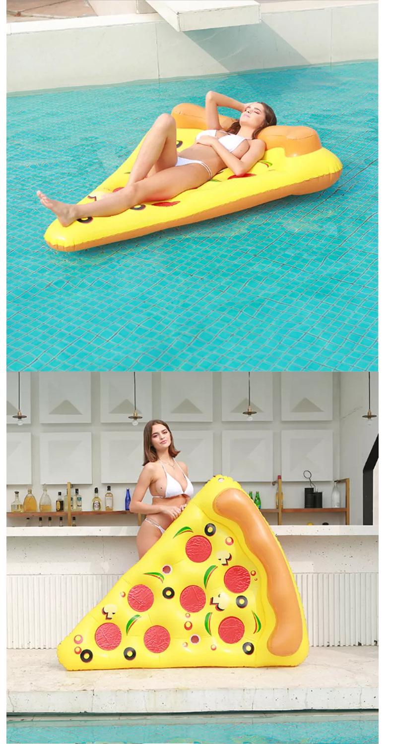 PVC 180cm Giant Inflatable Pizza Slice Pool Float
