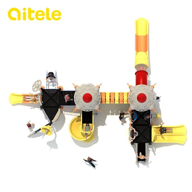 Interstellar Adventure Plastic Interstellar Craft Kids Playground Equipment