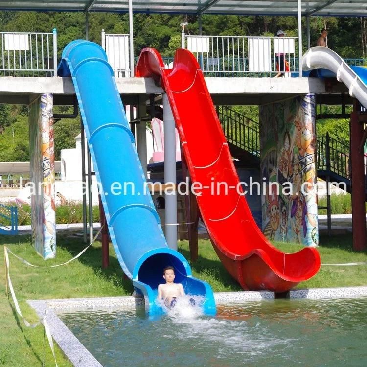 Barrel Water Slide Fiberglass Aqua Park Equipment