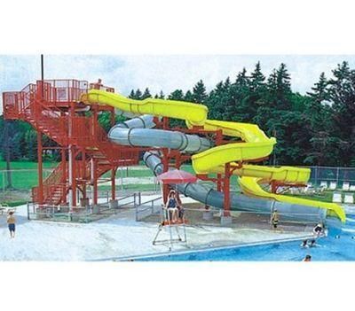 Hot Sell Outdoor Water Park Fiber Glass Water Slide