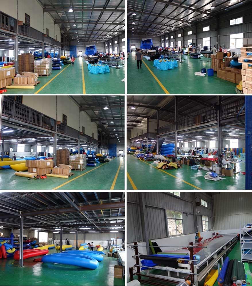 Factory Price Inflatable Water Equipment Banana Boat PVC Pontoon Boat