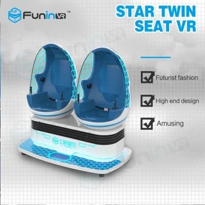 2 Seats Egg Chair 9d Virtual Reality Cinema Simulator