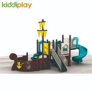 Pirate Ship Type Kids Customized Comprehensive Outdoor Playground Equipment Slide Set