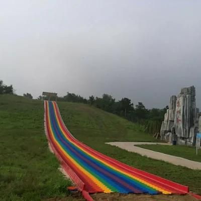for Outdoor Playground Amusement Rainbow Snow Slip Slide