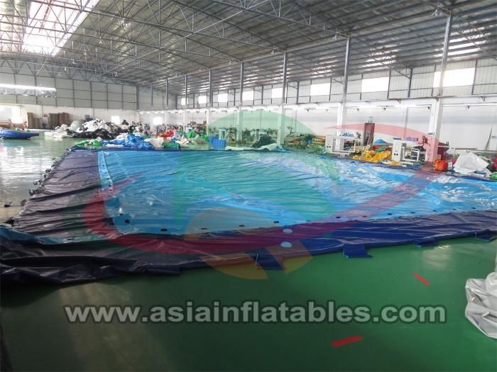 Above Ground Mobile Frame Swimming Pool / Steel Frame Swimming Pool