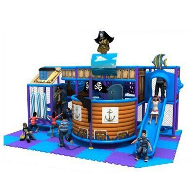 Small Pirate Theme Children&prime;s Park Indoor Playground with Slides