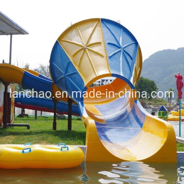 Small Children Rainbow Body Water Slide for Park Swimming Pool