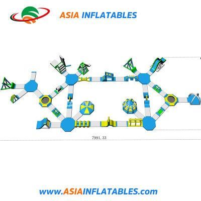 Inflatable Floating Playground Wild Adventures Water Park for Beach