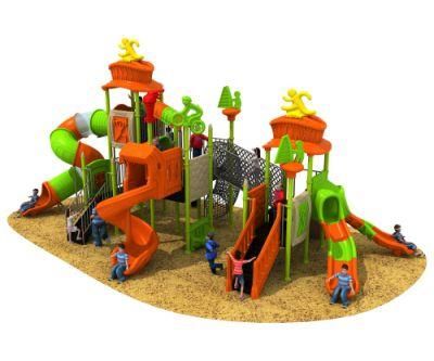 Outdoor Children Large Plastic Game Pipeline Slide Playground