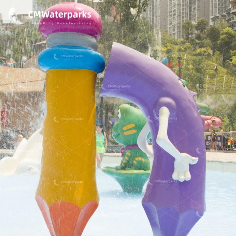 as-FRP-3 Pencil Spray Spray Water Splash Pad Equipment for Water Park