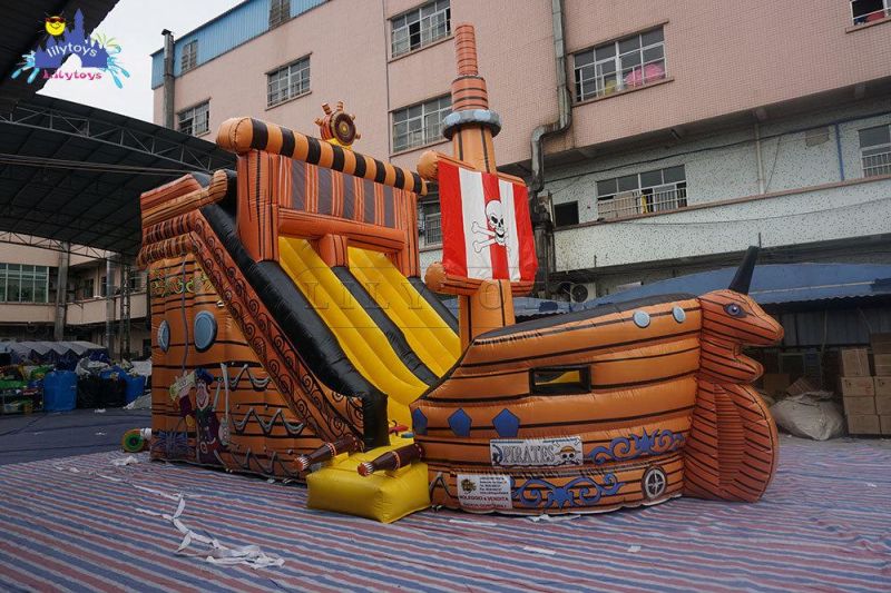 Inflatable Jumping Castle Ship Jumping Boat Bouncer Ship