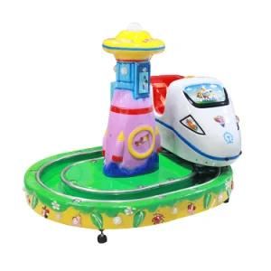 Kiddie Ride Game Machine Round Castle Train