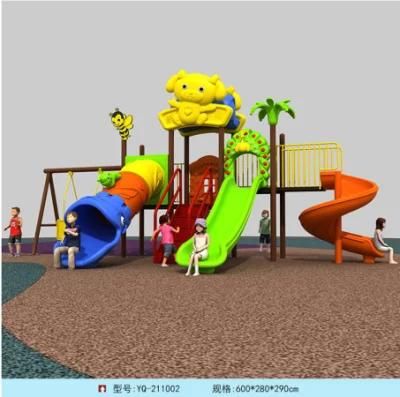 Children&prime;s Slides Outdoor Large Toy Kindergarten Slides Plastic Play Equipment Combination