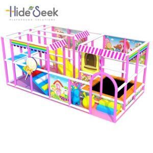 Little Indoor Playground Equipment for Kids with Trampoline