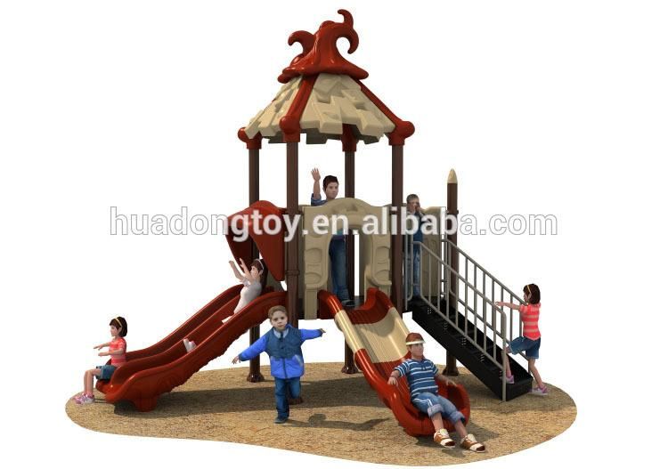 High Quality Small Plastic Outdoor Playground Slides for Kids