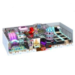 Candy Theme Compound Trampoline Slide Children Soft Play